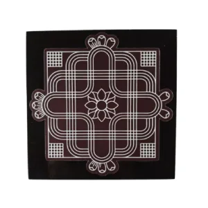 Manai - Rangoli Design 3 - Square - 5x5 Inch