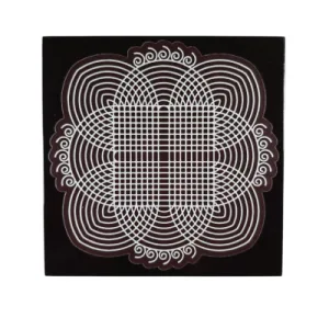 Manai - Rangoli Design 3- Square - 6x6 Inch