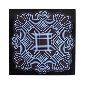 Manai - Rangoli Design 4- Square - 6x6 Inch
