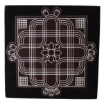 Manai ï¿½ Rangoli Design 2ï¿½ Square ï¿½ 4ï¿½4 Inch