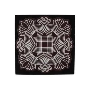 Manai ï¿½ Rangoli Design 3 ï¿½ Square ï¿½ 4ï¿½4 Inch