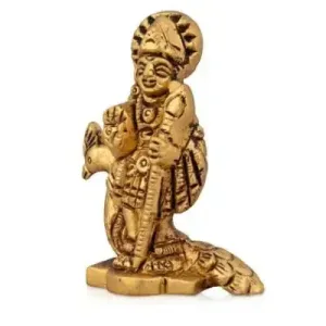 Murugan Statue With Base – 2.75 x 1.5 Inches | Brass Idol – 0.070 Kgs
