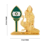 Murugan with Vel - GP Enamel - 2.5 Inch_4