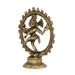 Natraj Murti - 4 x 3.5 Inches _ Antique Brass Statue - 130 Gms_1