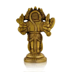 Panchamuga Hanuman Standing – Brass AF – 4 Inch – 335 Gms