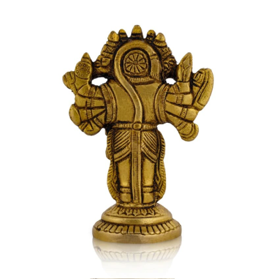 Panchamuga Hanuman Standing – Brass AF – 4 Inch – 335 Gms Panchamuga Hanuman Standing – Brass AF – 4 Inch – 335 Gms