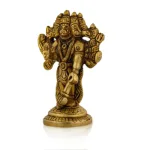 Panchamuga Hanuman Standing - Brass AF - 4 Inch - 335 Gms_3
