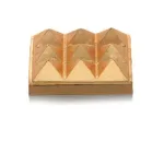 Pyramid - 1.25 x 1.5 Inches - Zinc - Gold Polish - 70 Gms_2