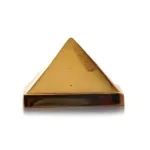 Pyramid - 1.25 x 1.5 Inches - Zinc - Gold Polish - 70 Gms_3