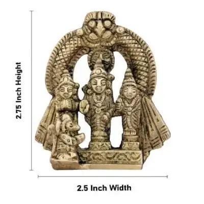 Ram Darbar Statue with Arch – 2.75 x 2.5 Inches | Antique Brass – (0.115 Kgs) Ram Darbar Statue with Arch – 2.75 x 2.5 Inches | Antique Brass – (0.115 Kgs)