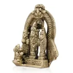 Ram Darbar Statue with Arch - 2.75 x 2.5 Inches _ Antique Brass - (0.115 Kgs)_3