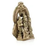 Ram Darbar Statue with Arch - 2.75 x 2.5 Inches _ Antique Brass - (0.115 Kgs)_4