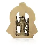 Ram Darbar Statue with Arch - 2.75 x 2.5 Inches _ Antique Brass - (0.115 Kgs)_5