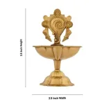 Shank Lamp - Brass - 3.5 Inch - 120 Gms_5