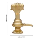 Shivling With Nag - Copper GP - 1.75 Inch - 30 Gms_3