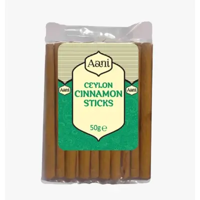 AANI CEYLON CINNAMON STICK – 50g AANI CEYLON CINNAMON STICK – 50g
