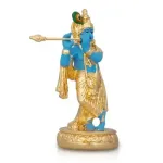 Flute Krishnan Statue - 4.5 x 1.5 Inches _ Ceramic Sculpture_4
