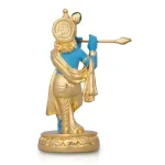 Flute Krishnan Statue - 4.5 x 1.5 Inches _ Ceramic Sculpture_5
