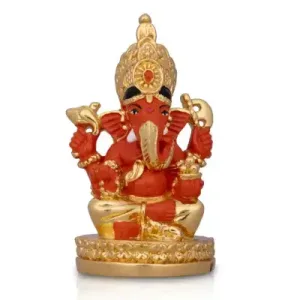 Ganesh Murti - 3 x 2 Inches | Ceramic Sculpture