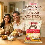 Manna Low GI Atta for Sugar Control 1kg_2