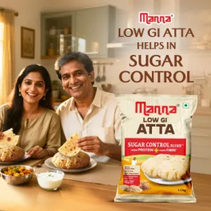 Manna Low GI Atta for Sugar Control 1kg