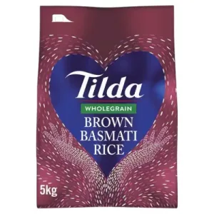 Tilda Brown Basmati Rice – 5 Kgs Tilda Brown Basmati Rice - 5 Kgs