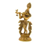 UH GA Krishna Standing with Flute Statue - 8.5 x 4 Inches_1