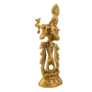 UH GA Krishna Standing with Flute Statue – 8.5 x 4 Inches