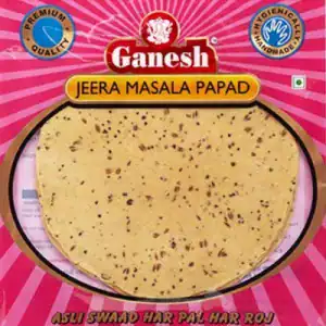 Ganesh Jeera Masala Sindhi Papad – 200g Ganesh Jeera Masala Sindhi Papad - 200g