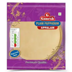 Ganesh Plain Pappadam – 200g Ganesh Plain Pappadam - 200g