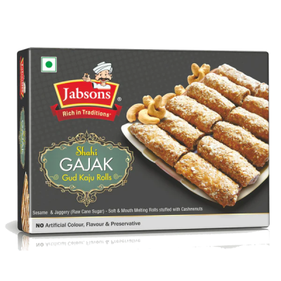 Jabsons Gajak Kaju Roll 350 Gms Jabsons Gajak Kaju Roll 350 Gms