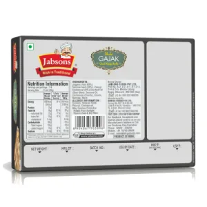 Jabsons Gajak Kaju Roll  350 Gms