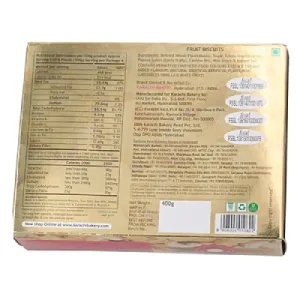 Karachi Bakery Fruit Biscuits  400 Gms