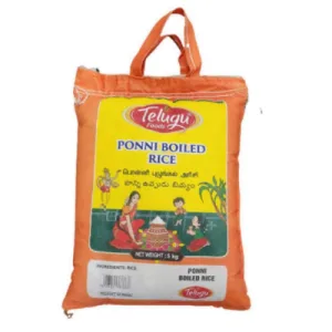 Telugu Foods Ponni Boiled Rice 5 Kgs Telugu Foods Ponni Boiled Rice 5 Kgs