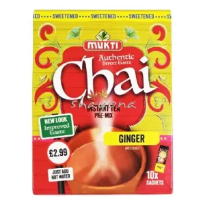 Mukti Instant Ginger Tea Sweetened - 140g