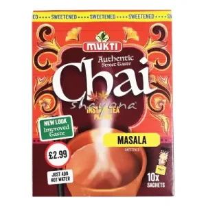 Mukti Instant Masala Tea Sweetened - 140g