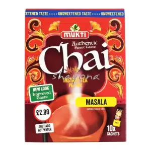 Mukti Instant Masala Tea Unsweetened - 140g