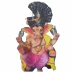 MH Ganapathy Colour Turban – Clay – 18 Inch – Left Trunk MH Ganapathy Colour Turban – Clay – 18 Inch – Left Trunk