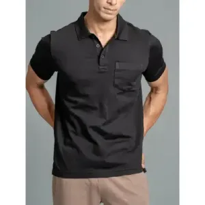 Cotton Rich Pique Polo Jet Black Cotton Rich Pique Polo Jet Black