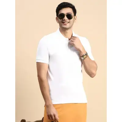 Ramraj – Cotton Rich Pique Polo White Ramraj – Cotton Rich Pique Polo White