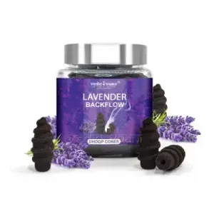 Backflow Lavender Incense (Dhoop)-(Pack of 4)
