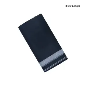 Black Veshti – Gundanchi Small Border 2 Mtr Black Veshti - Gundanchi Small Border 2 Mtr