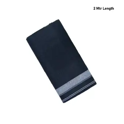 Black Veshti – Gundanchi Small Border 2 Mtr Black Veshti – Gundanchi Small Border 2 Mtr