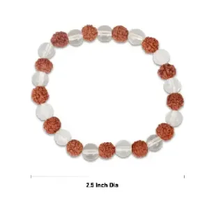 Bracelet – Rudraksha Spatic – Elastic Type