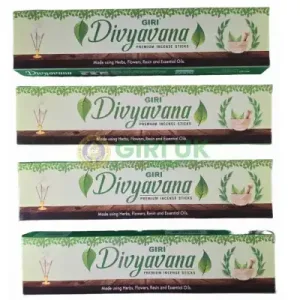 Divyavana Incense Sticks (Agarbati)-(Pack of 4)