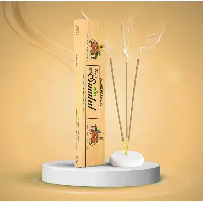 Fresh Sandal Incense Sticks (Agarbati)-(Pack of 4) Fresh Sandal Incense Sticks (Agarbati)-(Pack of 4)