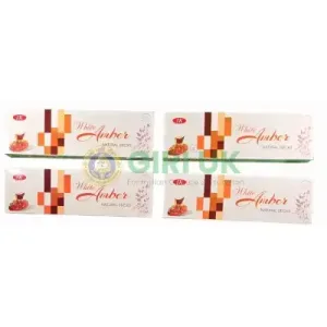 JK – White Amber – Natural Incense 50Gms-(Pack of 4)