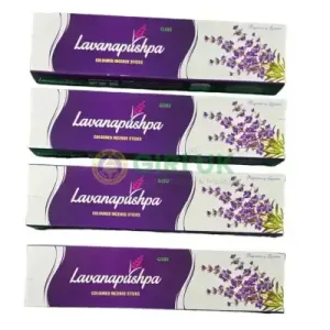 Lavanapushpa Lavender Incense Sticks (Agarbati)-(Pack of 4)