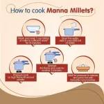 Manna Millets 3kg – Natural Grains Combo Pack of 3 _ Foxtail 1kg, Kodo 1kg, Little 1kg_4