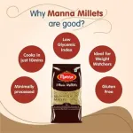 Manna Millets 5kg – Natural Grains Combo _ Browntop 1kg, Foxtail 1kg, Kodo 1kg, Little 1kg, Barnyard 1kg_ Native Low GI Millet Rice _ Nutrient Powerhouse_3